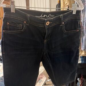 INC International Concepts Women's Deep Indigo Skinny Jeans